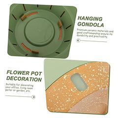 Hanging Flower Pot Green Plant Container for Balcony Garden Decorative Hanging Planter for Use Versatile Flower Pot for Home Decor