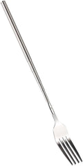 Stainless Steel Dinner Fork Fruit Dessert Long Handle Fork Cutlery-Extends to 25 Inches,BBQ Telescopic Extendable Dinner Fork, Anti rust, Sturdy and Durable, BBQ Telescopic Extendable Dinner For