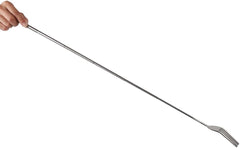 Stainless Steel Dinner Fork Fruit Dessert Long Handle Fork Cutlery-Extends to 25 Inches,BBQ Telescopic Extendable Dinner Fork, Anti rust, Sturdy and Durable, BBQ Telescopic Extendable Dinner For