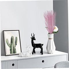 50pcs Fluffy Plants Decor Artificial Flower Decor for Home Office Wedding Decorative Random Color