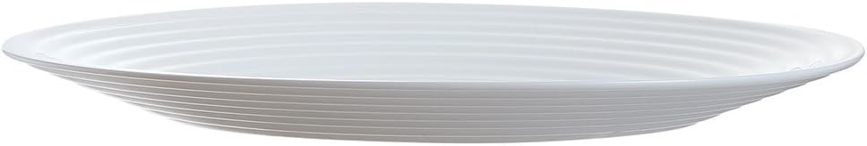 Luminarc Harena Plates, Glass, 25 cm, White - 1 Unit