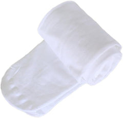 whyme Pack of 3 Kids Girls Baby Ballet Dance Tights Soft Microfiber Footed Velvet Stockings Pantyhose Tights L(black white peach 7-9T)