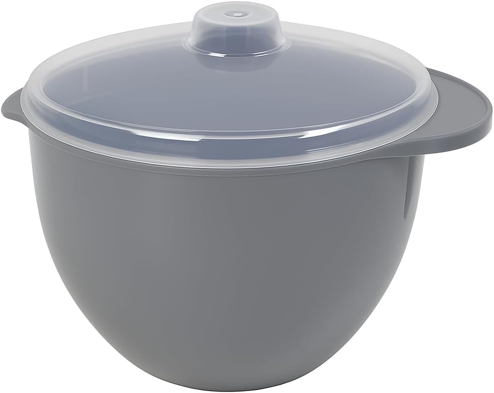 Microwave Soup & Stew Maker Bowl with Lid & Spout – 1.2L Container for Rice, Pasta, Noodles, Cereal & Oats – BPA-Free, Dishwasher Safe, Great for Home, Dorms & Offices