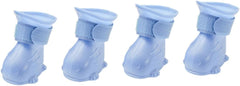 4pcs Dog Rain Boots Dog Shoes for Rainy Days Lightweight Tep Material for Pet Footwear