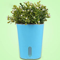 Kucus Indoor Flowerpot Outdoor Garden Plant Flower Pot Balcony Plastic Planter Patio Home Decor Drop Shipping - (Color: Blue, Sheet Size: Small)