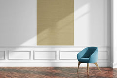 CONCORD WALLCOVERINGS ™ Display Sample - Grasscloth Texture Wallpaper Roll – Decorative Cream Vinyl, Natural Weave Design, Durable and Washable, 7" x 10"