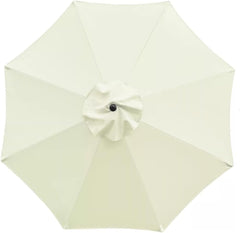 Umbrella Replacement Canopy Cover 200/270/300cm 6 Ribs/8 Ribs Cantilever Umbrella Canopy Replacement Cloth,Parasol Canopy Replacement Parts for Garden Yard Patio Deck, Lake Blue