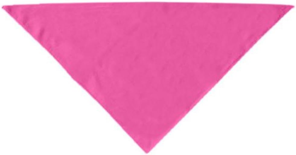 Pet Dog & Cat Bandana Blank, Plain (Available in 14 Colors) Bright Pink Small