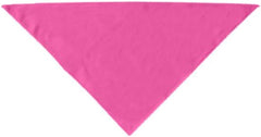 Pet Dog & Cat Bandana Blank, Plain (Available in 14 Colors) Bright Pink Small