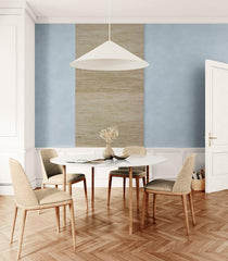 CONCORD WALLCOVERINGS ™ Display Sample, Grasscloth Texture Wallpaper – Cream Roll, Durable Vinyl Wall Covering, 7" x 10", Elegant and Versatile Design