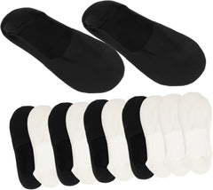 6pairs Low-cut Socks for Men Casual Invisible Liners Breathable for Sneakers and Casual Shoes Non- Fit