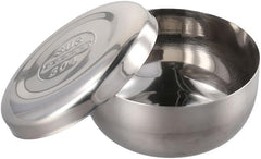 Stainless Steel Rice Bowl Convenient Serving Bowl with Cover Practical Metal Food Container with Lid Cooking Supplies, 8.5*4CM