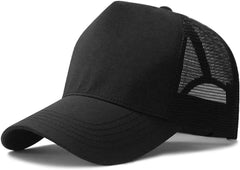 5 Panel Quick-Drying Oversize Trucker-Cap - L/XXL Plain Baseball Cap Mesh Hat