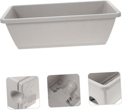 Vegetable Planter Pot Plant Pots for Outdoor Raised Planter Box Flower Resin Plant Easy Care Succulent Garden