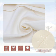 Patio Umbrella Replacement Canopy 6 Ribs 8 Ribs Replacement Parasol Cover Outdoor Table Market Umbrella Top Replacement For Yard Garden Beach Pool Deck (canopy Only)