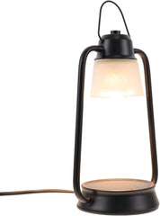 Vintage Candle Warmer Lamp with Brightness and Timer Electric Wax Melt Warmer for Jar Candles Safe Home Fragrance Sturdy Material Black Color