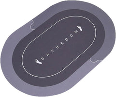 Generic Bath Mat Bathroom Rug Super Absorbent Non Slip Carpet Rubber Backing Quick Dry Stain Resistant Bath Mat Easy Care Clean Shower Rug Crystal Velvet Toilet Bathtub Simple Kitchen Doormat New