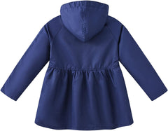 sfdgfhyf Toddler Kids Girls Boys Casual Button Soild Jacket Coat Long Sleeve Hooded Thicken Outerwear Children Coat