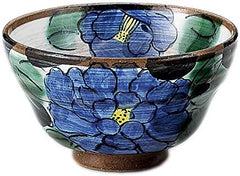 Gold five Color Ribbon Rice Bowl (Blue) 4.5 x 2.6 inches (11.5 x 6.5 cm), Made in Japan