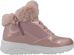 Skechers Girl's Uno Lite-Comfurt Collar Sneaker