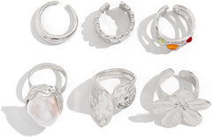 Stackable Rings for Women Knuckle Rings Stacking Rings Jewelry Set Ring Set for Women