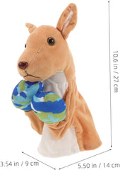 VICASKY Cute Hand Puppet with Sound Interactive Plush Toy for Engaging Storytelling and Preschool Learning Parent-boy Girl Play for Boy Girl and Adults