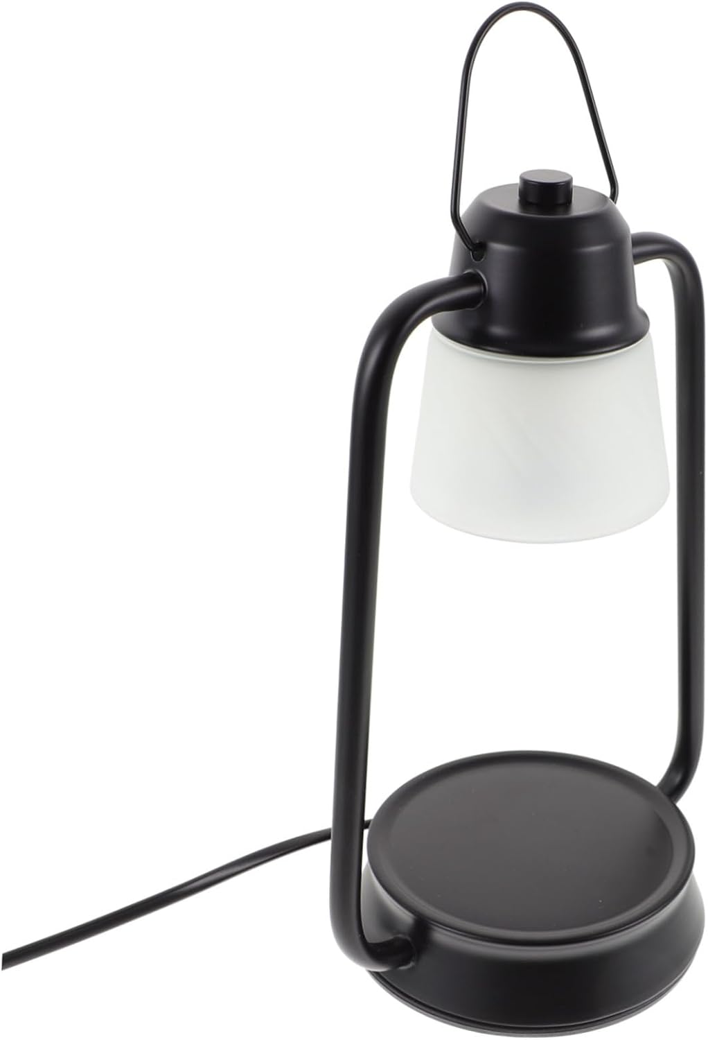 Candle Wax Melt Warmer Lamp with Timer Dimmable Light Vintage Design for Scented Jar Candles for Bedroom Living Room Home Decor Us Plug Black