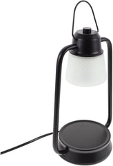 Candle Wax Melt Warmer Lamp with Timer Dimmable Light Vintage Design for Scented Jar Candles for Bedroom Living Room Home Decor Us Plug Black