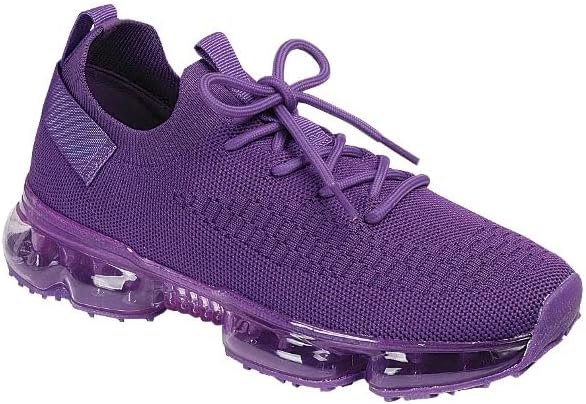 Forever Link Womens Air Cushion Fashion Sneakers Breathable Lightweight Walking Shoes