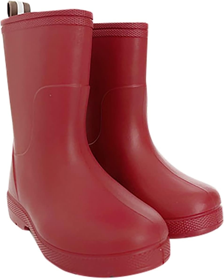 Baby Kids Easy On Antiskid Rain Shoes Boots for Toddler Little Kid Short Rain Boots Lightweight Rainy Day Boy Snow Boot