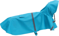 Yardwe Dog Raincoat Hood Reflective Pet Rain Poncho for Outdoor Use Lightweight and Stylish Rain Gear for Dogs Lake