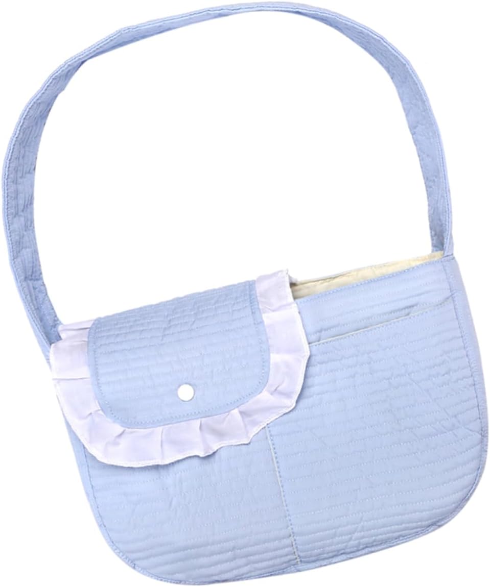 Cat Shoulder Carrier Sling Bag Lightweight Pet Backpack for Cats Dogs for Travel Walking and Outdoor Activities Made of Polyester Sky Blue s