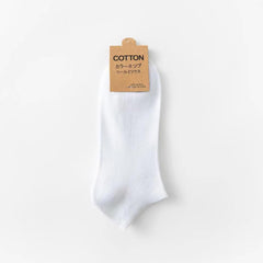 10 Pairs Mens Basic Solid Color Short Tube Boat Socks Low Cut Breathable Casual Ankle Socks Hosiery Streetwear
