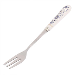 Flower Butterfly Pattern Ceramic Handle Dinner Serving Fork (id: 588 0a0 49d 397 2b2