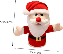 UPKOCH Santa Claus Plush Hand Puppet for Soft PP Cotton Christmas Theme Plaything Interactive Parent Role Play to Boost Imagination and Communication Skills