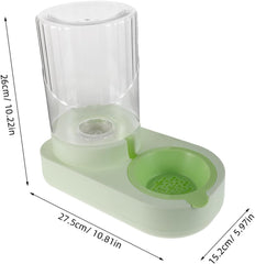 Gravity Pet Water Dispenser: Cat Dog Automatic Waterer Feeder 2.2l Large Capacity Water Feeding Fountain for Small Medium Large-Sized Pets
