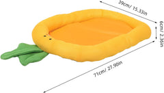 BESTonZON Soft Plush Dog Bed for Small Dogs and Cats Breathable Pet Nest Comfortable Crate Mat for Travel Stylish Warmth for Home Decor Machine Washable Non- Design