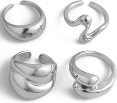 Stackable Rings for Women Ring Set Stacking Rings Knuckle Rings Stylish Jewelry Gift