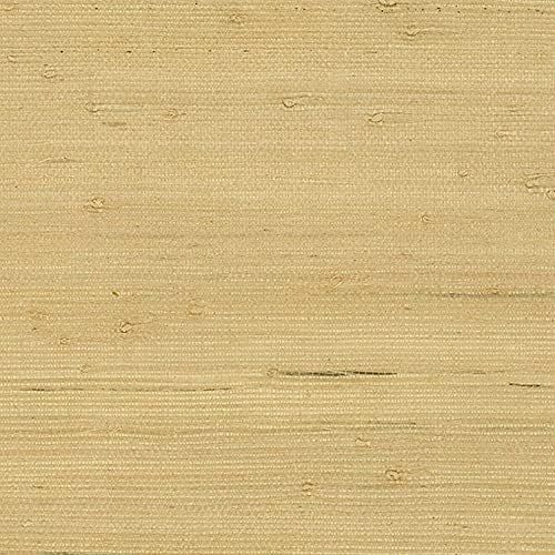 CONCORD WALLCOVERINGS ™ Display Sample, Grasscloth Texture Wallpaper – Beige Roll, Durable Vinyl Wall Covering, 7" x 10", Neutral and Elegant Design