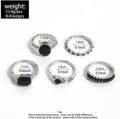 Stackable Rings for Women Stacking Rings Knuckle for Women Ring Sets Jewelry