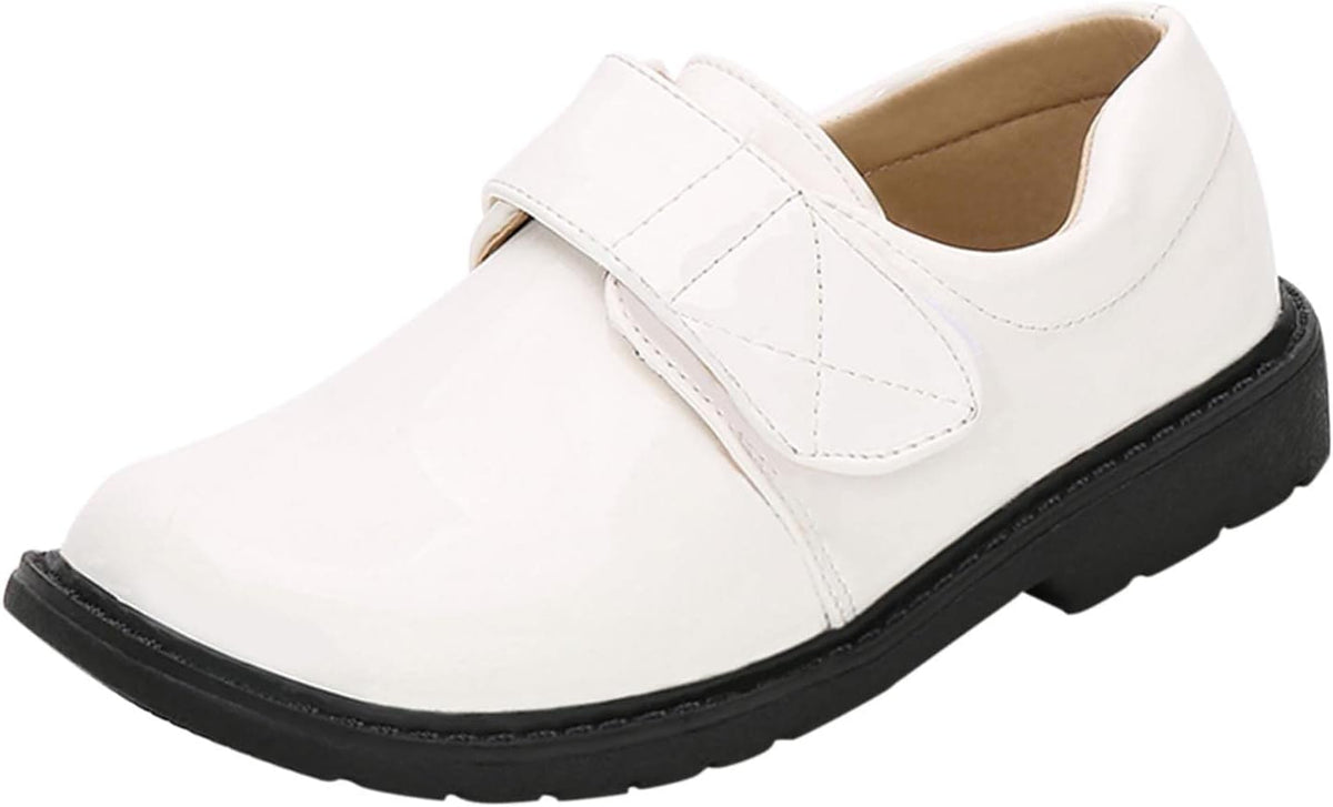 EnJoCho Boy Rain Snow Boot Fashion Summer and Autumn Boys Leather Shoes Boots Thick Bottom Student Dress Shoes 4-14Years