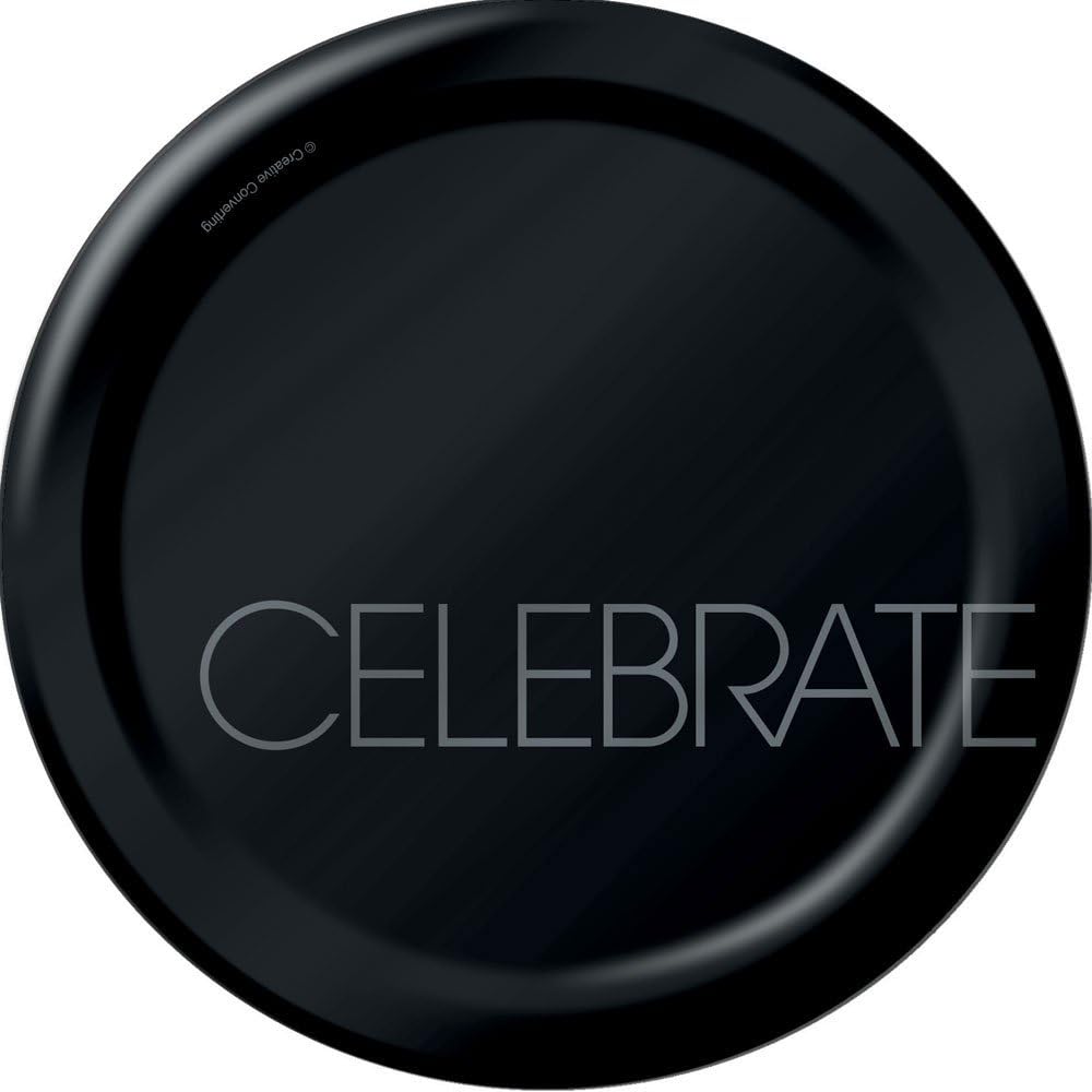 8-Count Round Paper Dinner Plates, Classic Celebrations