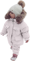 AnFeng Girls' Outerwear Jackets & Coats Baby Kids Girls Boys Winter Thick Warm Hooded Down Coat Down Paraks Pants