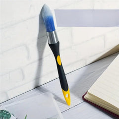 Easy-to-Clean Paint Edge Brush,0.75 lnch Precision Trimming Tool with Durable Plastic Handle and Synthetic Bristles for Smooth Edges and Cleaning
