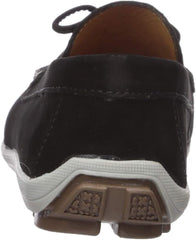 Driver Club USA Unisex-Child Kids Boys/Girls Leather Tiebow Driving Style Loafer