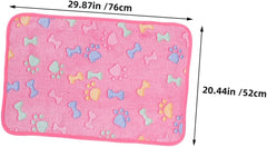 3pcs Fleece Pet Blanket Soft Fluffy Small Dog Cat Bed Washable Cat Dog Mattress Puppy Supplies