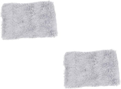 2pcs Warm Pets Blanket Dog Bed for Dogs Puppy Bed Ligh Grey Pet Winter Blanket