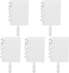 Ciieeo 5pcs Graduation Decoration Fan Picture Frame Graduation Picture Centerpieces Sublimation Photo Blanks Grad Decoration 2024 Graduation Frame Photo Frame Handheld White