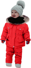 AnFeng Girls' Outerwear Jackets & Coats Baby Kids Girls Boys Winter Thick Warm Hooded Down Coat Down Paraks Pants