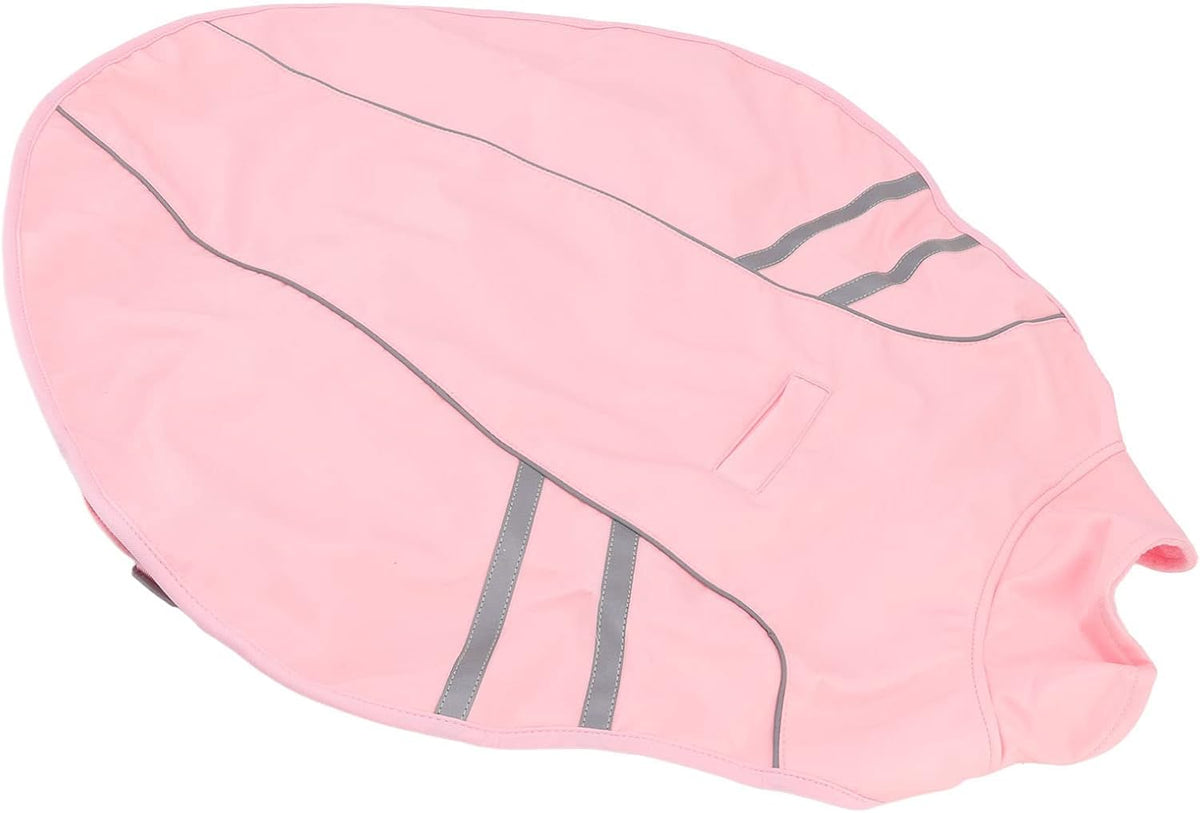 Windproof Reflective Dog Raincoat Durable Rain Vest with Hooded Jacket Small Medium Large Puppies S